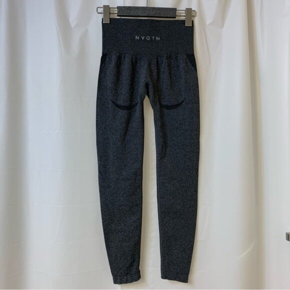 NVGTN Contour Seamless Leggings Speckled Black Size XS - Picture 5 of 6